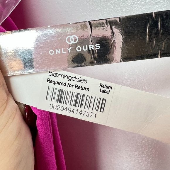 NWT AQUA Hot Pink V-Neck Romper Keyhole Back Size M - Picture 6 of 9